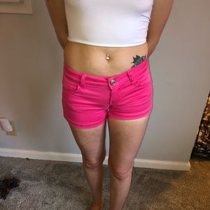 Pink shorts